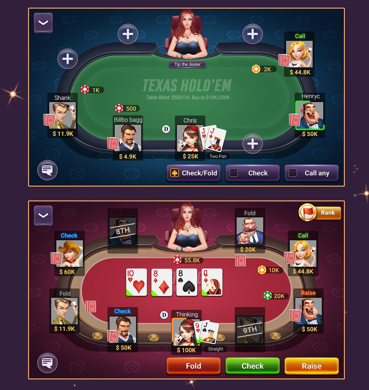 Mega Jackpot آن لائن کیسینو میں اصل گیمز